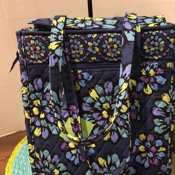 Vera Bradley Indigo POP Laptop Travel Tote new - Picture 2 of 8